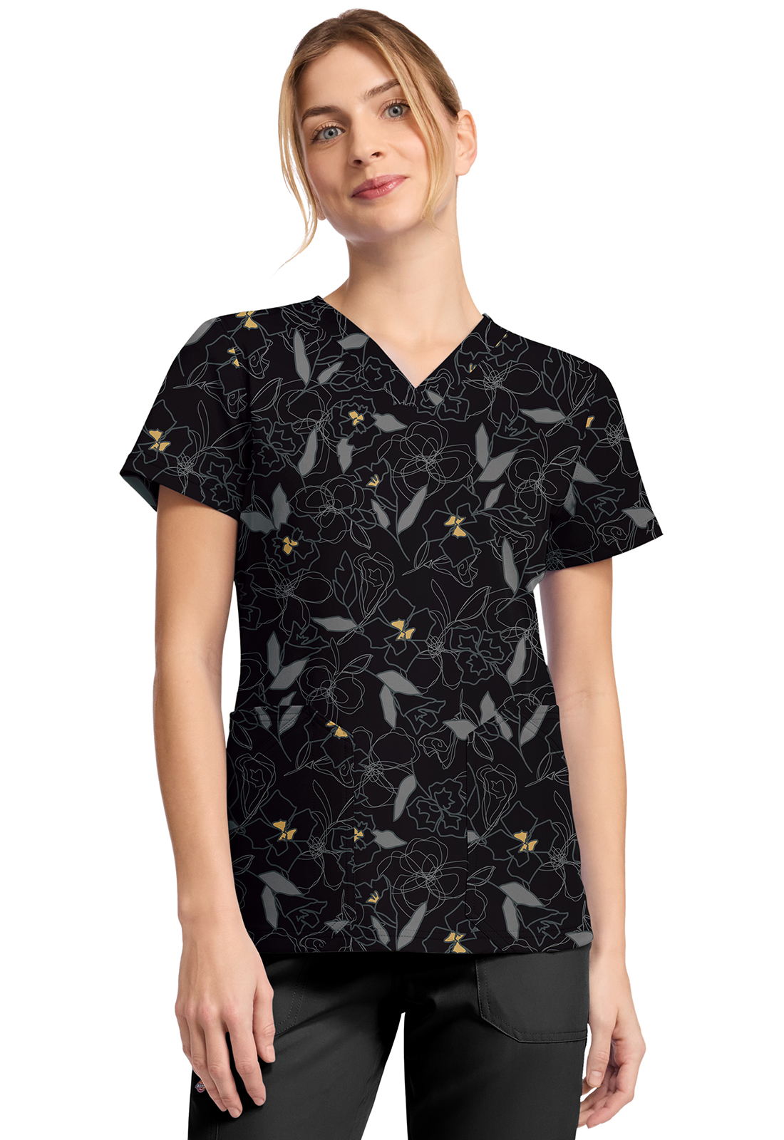 DK667/ SRFL Топ женский Dickies Prints