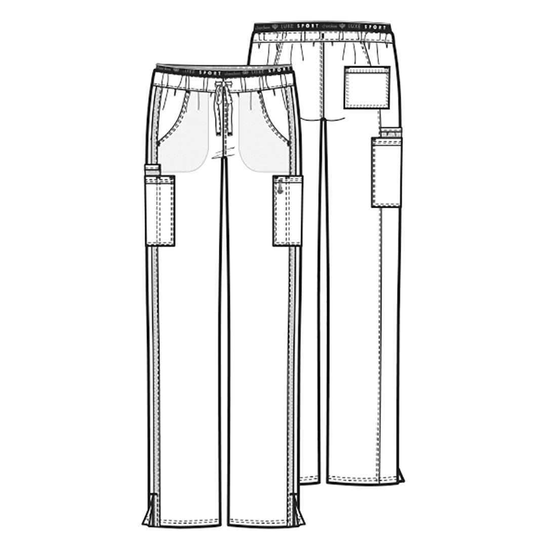 CK003/ WHTV Брюки женские Cherokee Luxe Sport