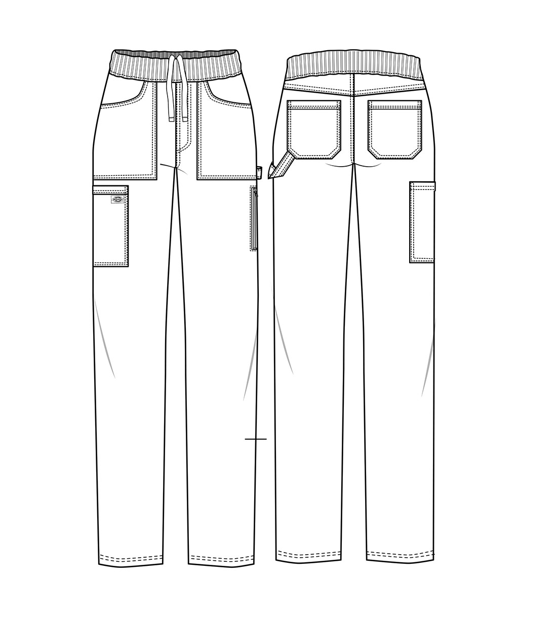 DK135/ HTCY Брюки женские Dickies
