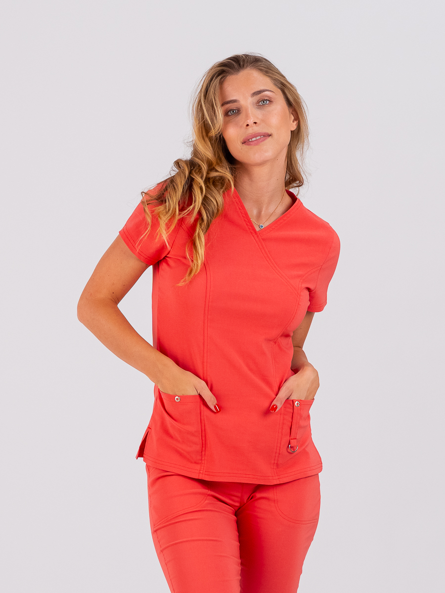 810000/ Peach Orange Топ женский SuperStretch TM BTS