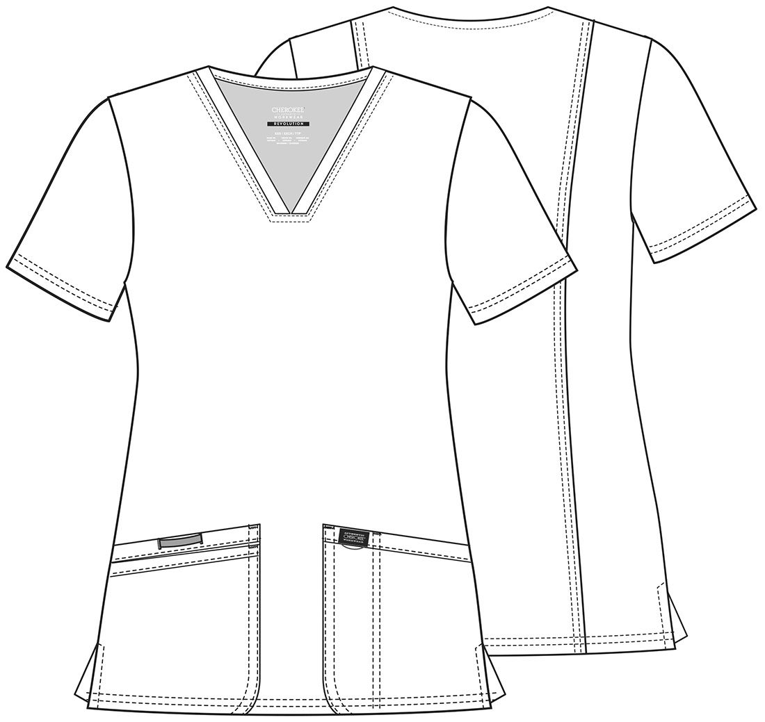WW620/ GRY Топ женский Cherokee Revolution